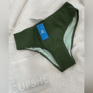 Cupshe Green Swim Bottom